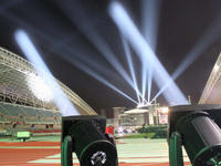 5000W移动头探照灯已在美国一个国家体育场项目中使用